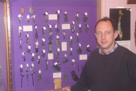 Ian at the Jade and Bone case.