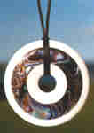 Bone & Paua Disc